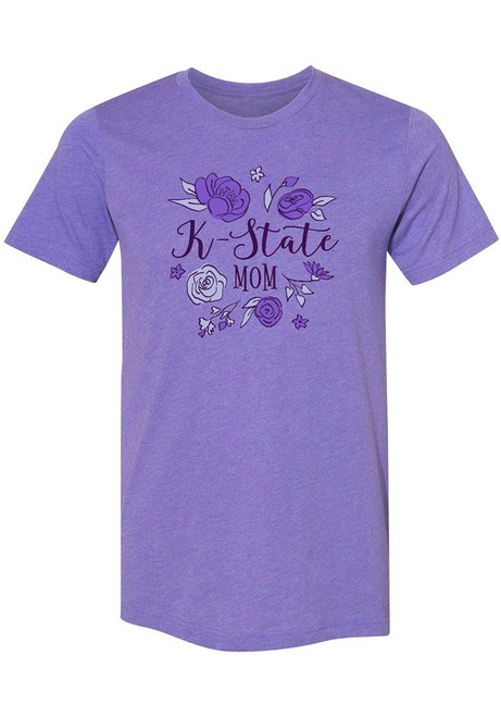 K-State Wildcats Mom Graphic Short Sleeve T-Shirt - Purple