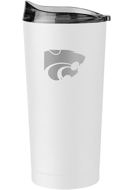 White K-State Wildcats 20oz Powder Coat Stainless Steel Tumbler