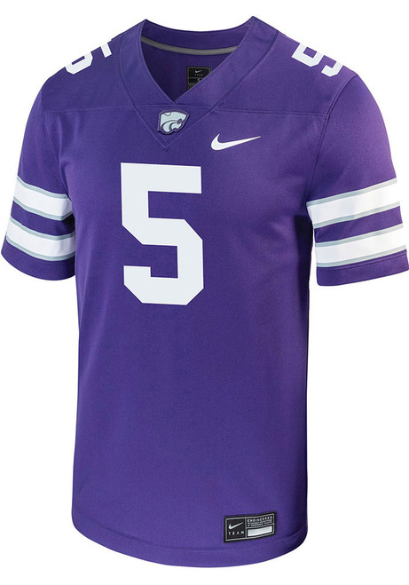 Avery Johnson Nike Mens Purple K-State Wildcats Game Football Jersey