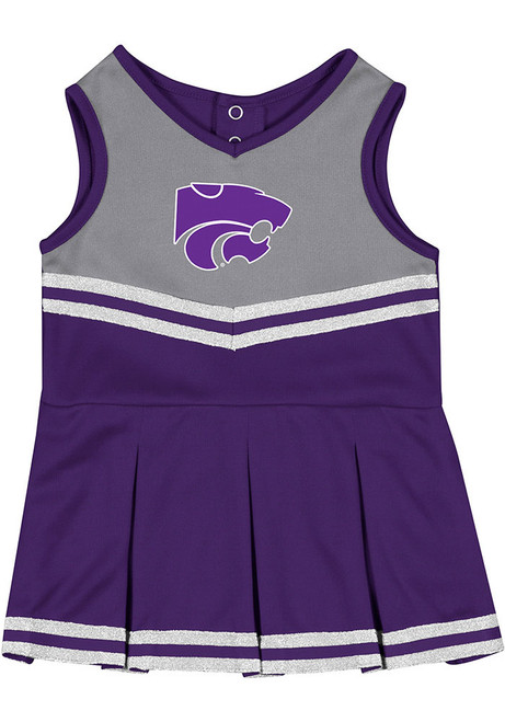 Baby K-State Wildcats Purple Colosseum Time for Recess Logo Cheer Set