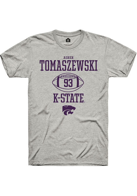 Asher Tomaszewski Ash K-State Wildcats NIL Sport Icon Short Sleeve T Shirt
