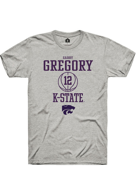 Gabriella Gregory Ash K-State Wildcats NIL Sport Icon Short Sleeve T Shirt