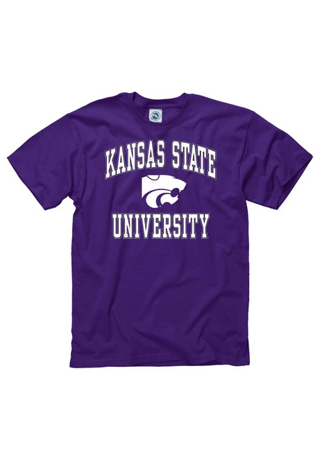 K-State Wildcats No1 Short Sleeve T Shirt - Purple