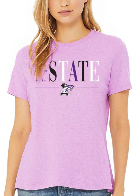 K-State Wildcats Classic Short Sleeve T-Shirt - Lavender