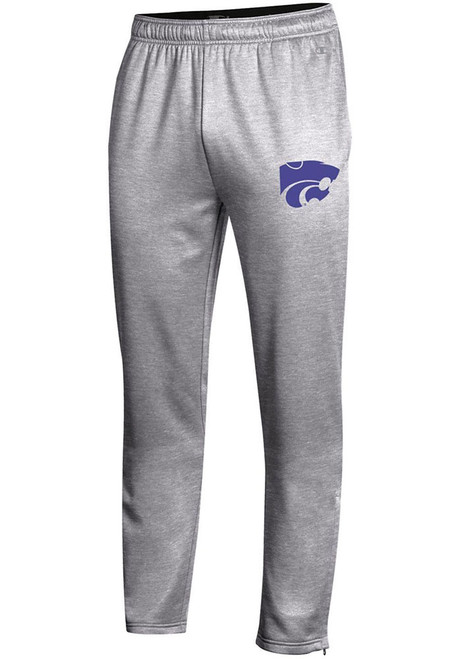 Mens K-State Wildcats Grey Champion Field Day Fleece Pants