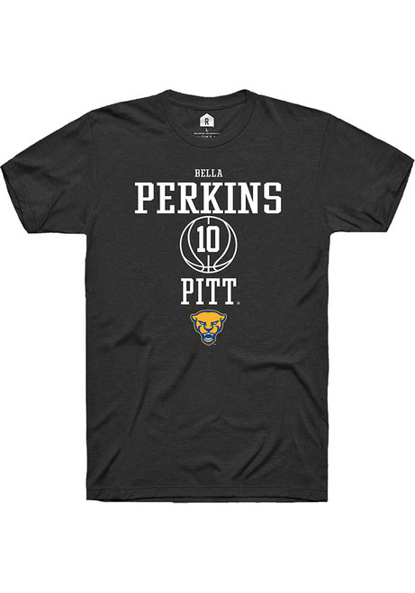 Bella Perkins Black Pitt Panthers NIL Sport Icon Short Sleeve T Shirt