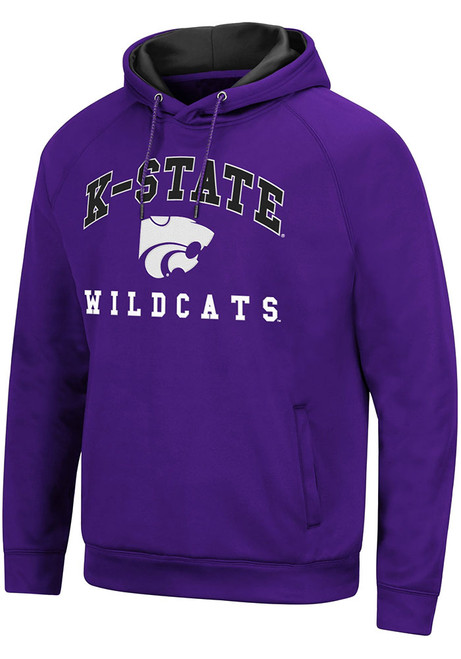 Mens K-State Wildcats Purple Colosseum Tua Long Sleeve Hoodie