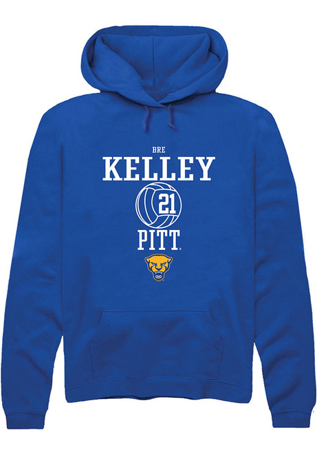 Bre Kelley Rally Mens Blue Pitt Panthers NIL Sport Icon Hooded Sweatshirt