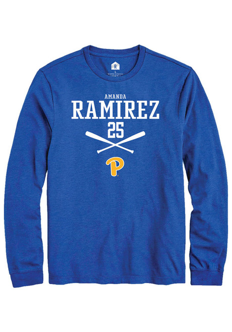 Amanda Ramirez Rally Mens Blue Pitt Panthers NIL Sport Icon Tee