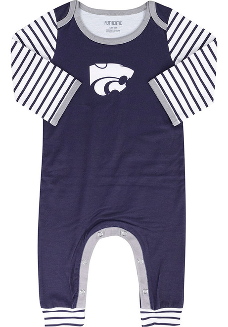 Baby Blue K-State Wildcats Iker Loungewear One Piece Pajamas