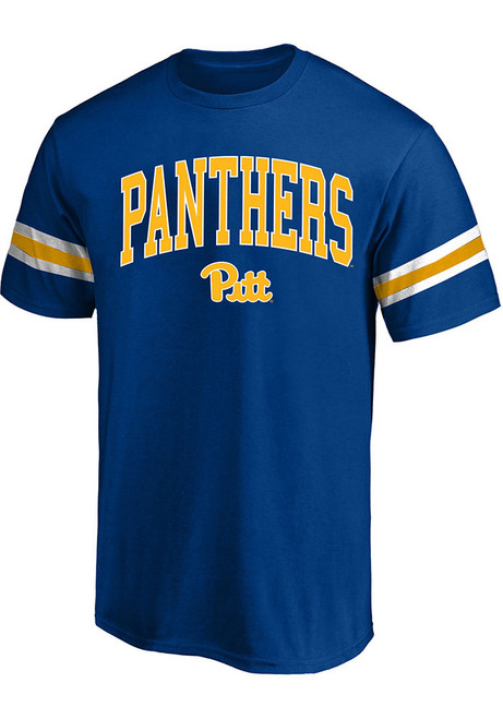 Pitt Panthers Arm Piece Knit Big and Tall T-Shirt - Blue