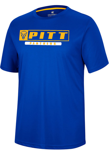 Pitt Panthers Blue Colosseum TY Short Sleeve T Shirt