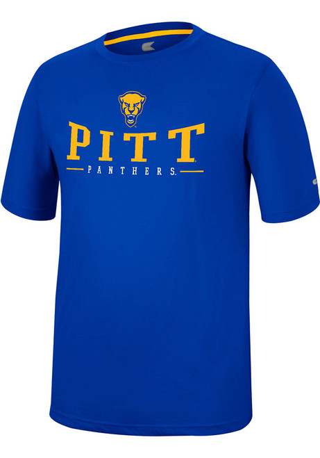 Pitt Panthers Blue Colosseum McFiddish Short Sleeve T Shirt