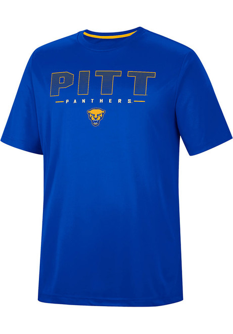 Pitt Panthers Blue Colosseum Hamilton Short Sleeve T Shirt