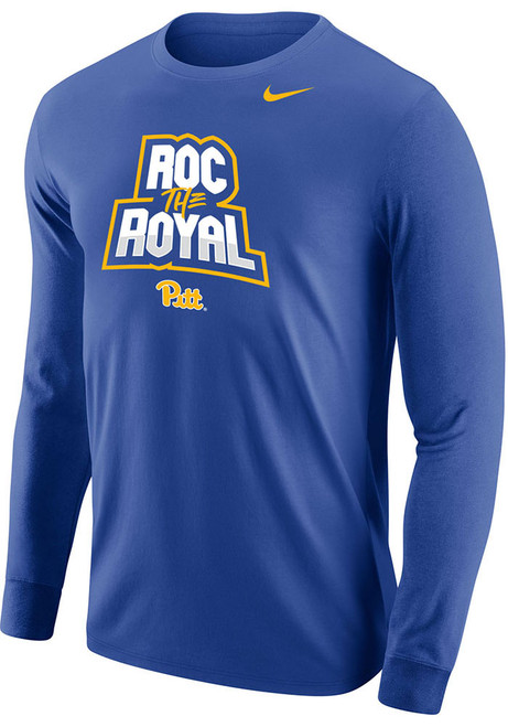 Mens Pitt Panthers Blue Nike Roc The Royal Tee