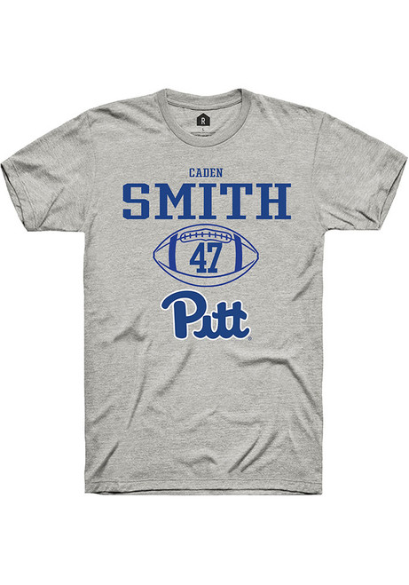 Caden Smith Ash Pitt Panthers NIL Sport Icon Short Sleeve T Shirt