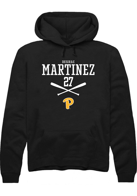 Desirae Martinez Rally Mens Black Pitt Panthers NIL Sport Icon Hooded Sweatshirt