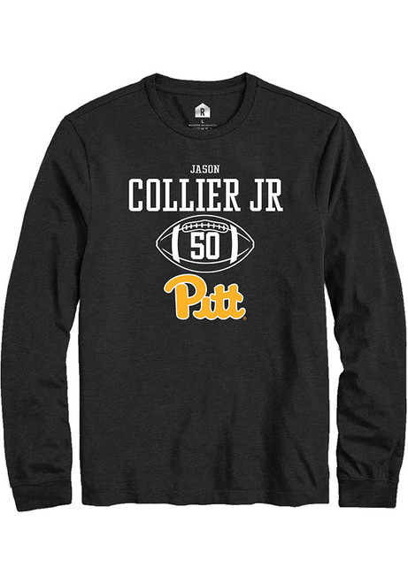 Jason Collier Jr. Rally Mens Black Pitt Panthers NIL Sport Icon Tee