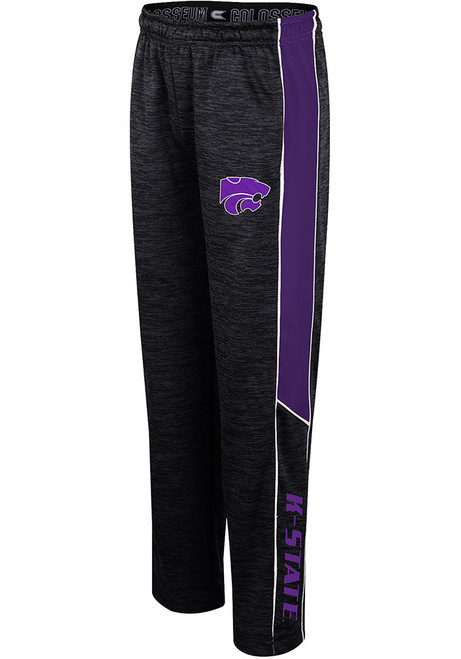 Youth K-State Wildcats Purple Colosseum Live Hardcore Bottoms Track Pants