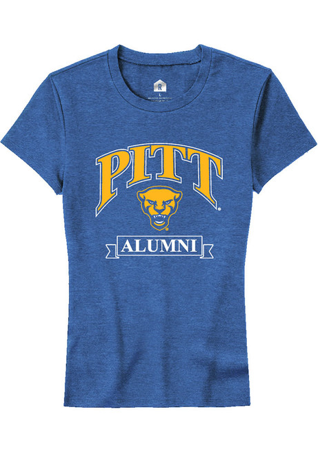 Pitt Panthers Blue Rally Alumni Banner Short Sleeve T-Shirt