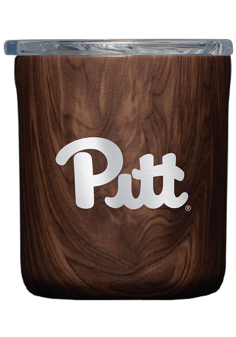 Brown Pitt Panthers Corkcicle Buzz Stainless Steel Tumbler