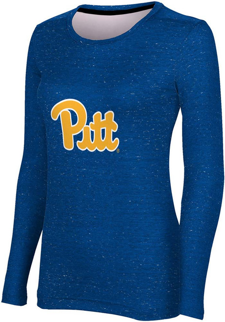 Womens Pitt Panthers Blue ProSphere Heather LS Tee