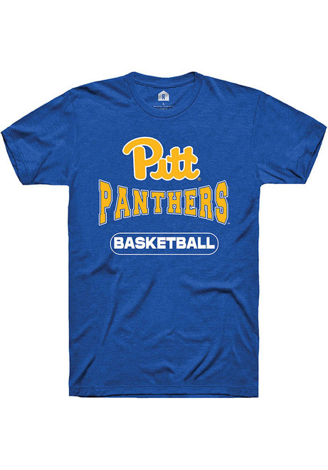 Pitt Panthers Blue Rally Basketball Royal Short Sleeve T Shirt