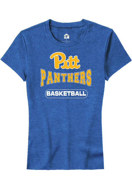 Pitt Panthers Blue Rally Basketball Short Sleeve T-Shirt