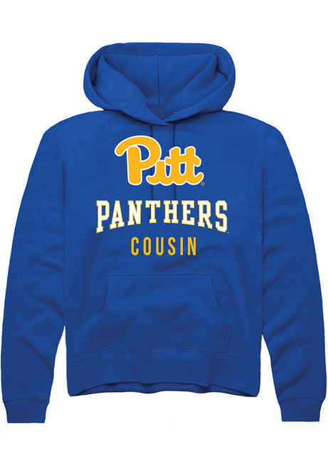 Mens Pitt Panthers Blue Rally Cousin Hooded Sweatshirt