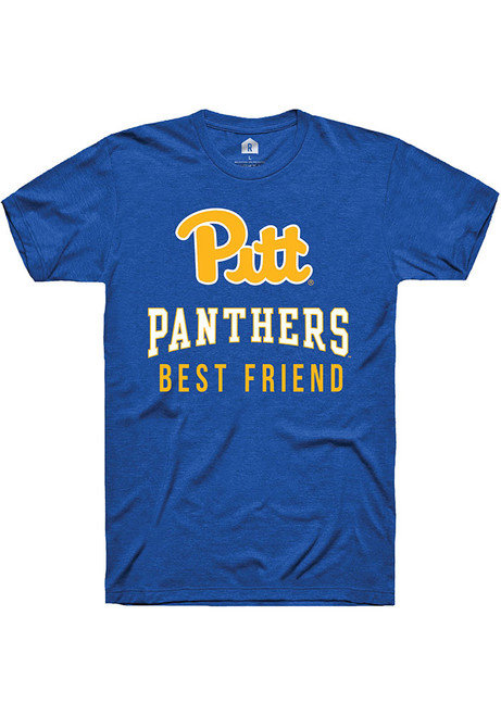 Pitt Panthers Blue Rally Best Friend Royal Short Sleeve T Shirt