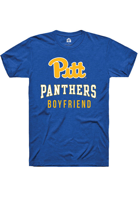 Pitt Panthers Blue Rally Boyfriend Royal Short Sleeve T Shirt