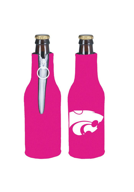 Pink K-State Wildcats Bottle Coolie