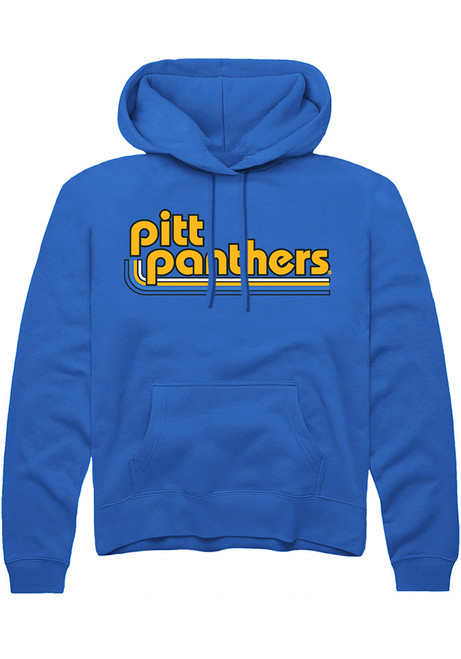 Mens Pitt Panthers Blue Rally Hail to Pitt Hooded Sweatshirt