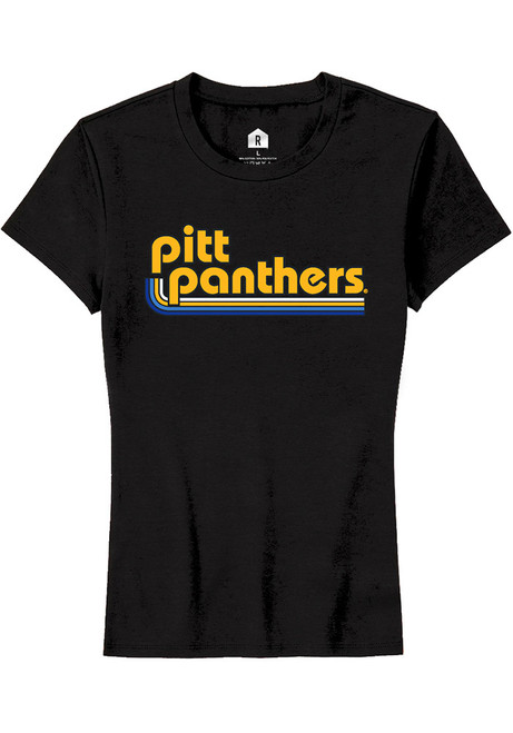 Pitt Panthers Black Rally Hail to Pitt Short Sleeve T-Shirt