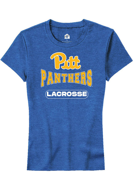 Pitt Panthers Blue Rally Lacrosse Short Sleeve T-Shirt