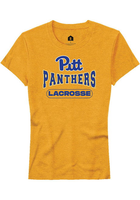 Pitt Panthers Gold Rally Lacrosse Short Sleeve T-Shirt