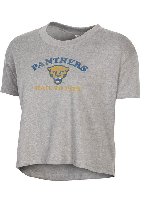 Pitt Panthers Grey Alternative Apparel Headliner Short Sleeve T-Shirt