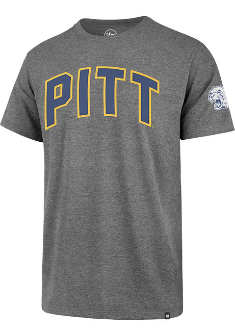 Pitt Panthers Grey 47 Franklin Fieldhouse Short Sleeve Fashion T Shirt