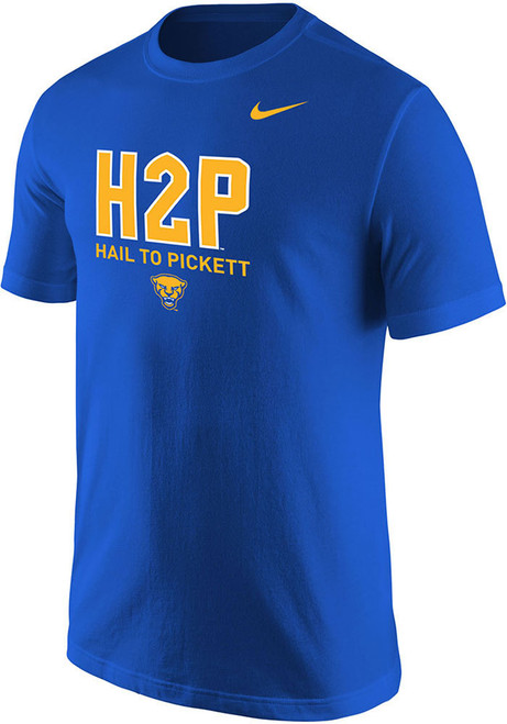 Kenny Pickett Blue Pitt Panthers Pickett Short Sleeve T Shirt