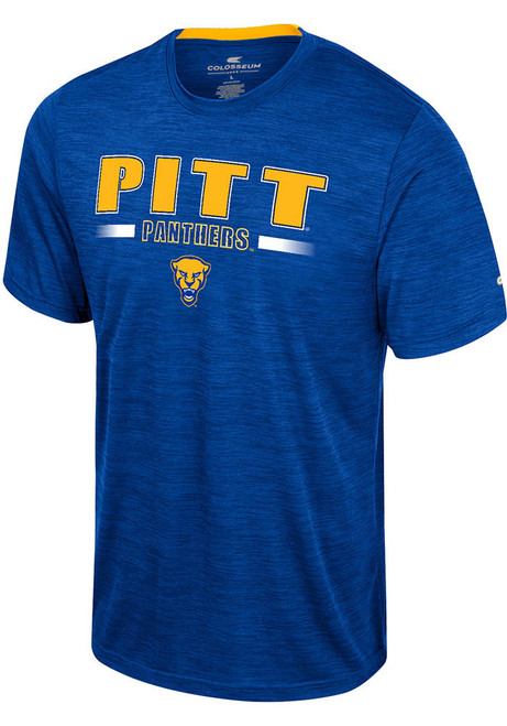 Pitt Panthers Blue Colosseum Wright Short Sleeve T Shirt