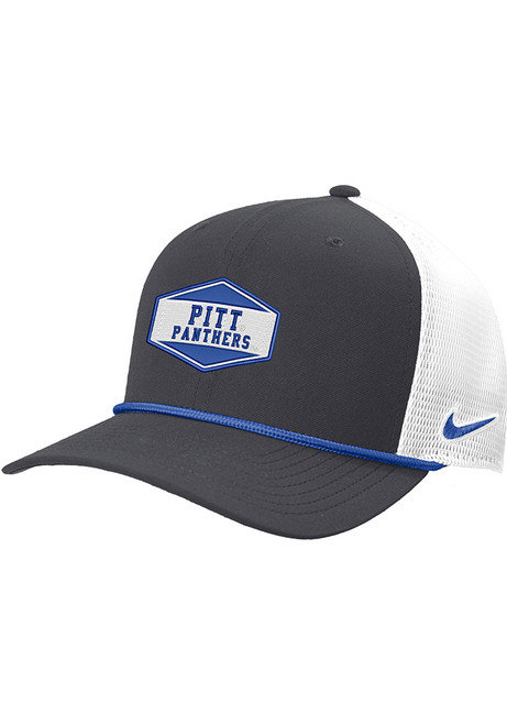 Nike Grey Pitt Panthers Visor Rope Trucker Adjustable Hat