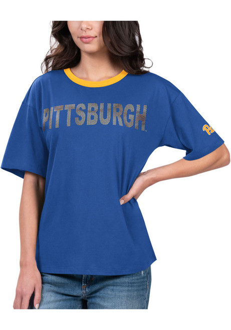 Pitt Panthers MVP Short Sleeve T-Shirt - Blue