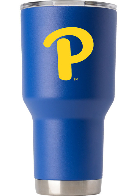 Blue Pitt Panthers Team Logo 30oz Stainless Steel Tumbler