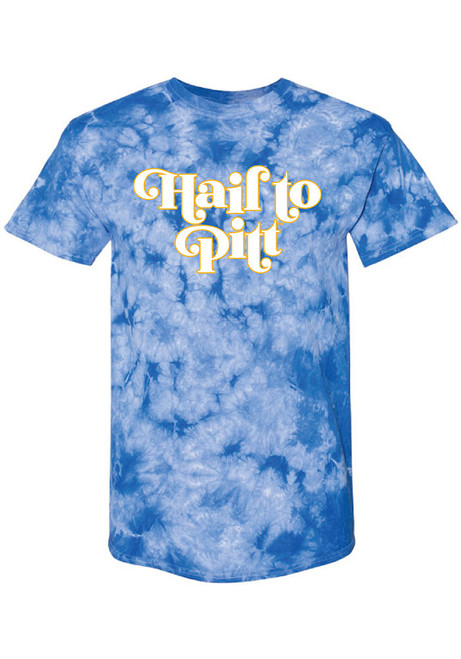 Pitt Panthers Quinn Tie Dye Short Sleeve T-Shirt - Blue