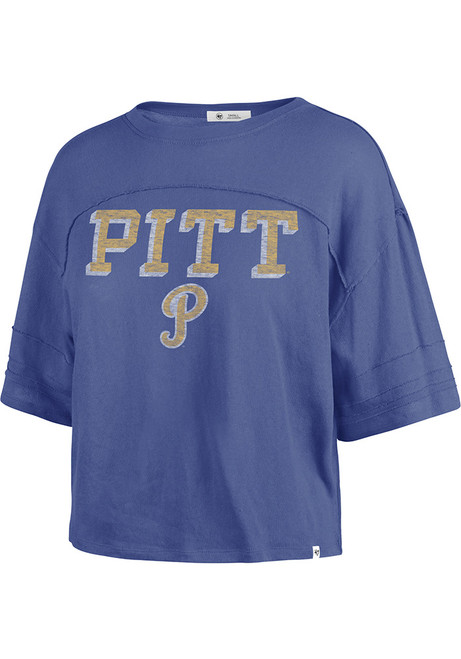 Pitt Panthers Blue 47 Stevie Short Sleeve T-Shirt