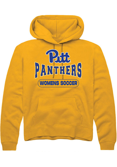 Mens Pitt Panthers Gold Rally Womens Soccer Hooded Sweatshirt