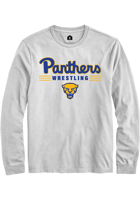 Mens Pitt Panthers White Rally Wrestling Tee