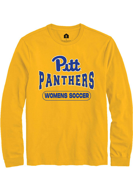 Mens Pitt Panthers Gold Rally Womens Soccer Tee