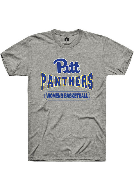 Pitt Panthers Grey Rally Womens Basketball Wordmark Short Sleeve T Shirt