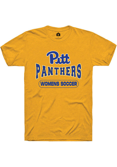 Pitt Panthers Gold Rally Womens Soccer Short Sleeve T Shirt